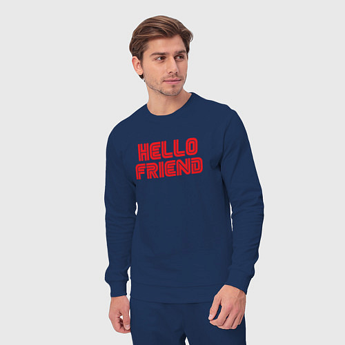 Мужской костюм Hello Friend / Тёмно-синий – фото 3