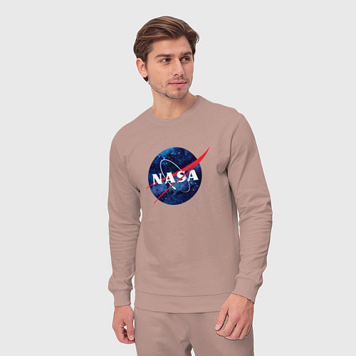 Мужской костюм NASA: Cosmic Logo / Пыльно-розовый – фото 3