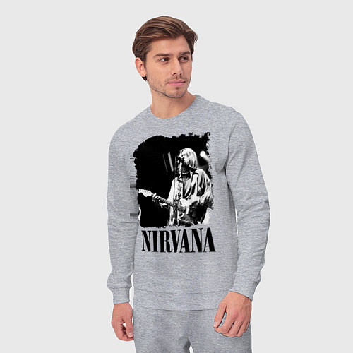Мужской костюм Black Nirvana / Меланж – фото 3