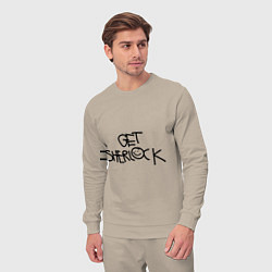 Костюм хлопковый мужской Get sherlock, цвет: миндальный — фото 2