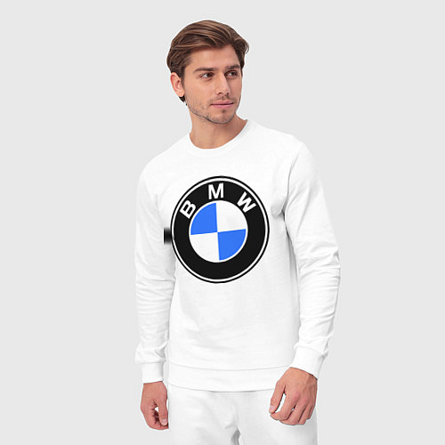 Мужской костюм Logo BMW / Белый – фото 3