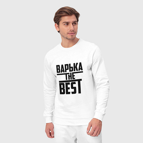 Мужской костюм Варька the best / Белый – фото 3