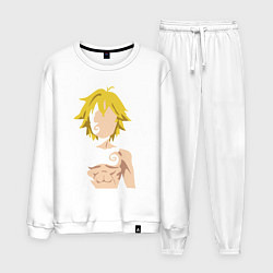 Костюм хлопковый мужской Meliodas, цвет: белый