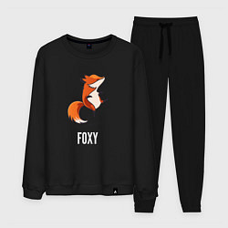 Костюм хлопковый мужской Little Foxy, цвет: черный