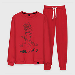 Костюм хлопковый мужской Bart: Hell Boy, цвет: красный