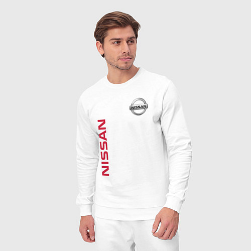 Мужской костюм Nissan Style / Белый – фото 3