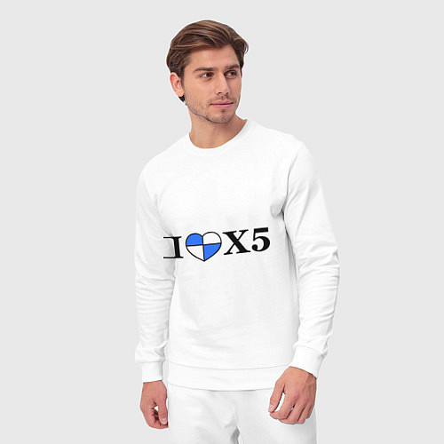 Мужской костюм I love x5 / Белый – фото 3