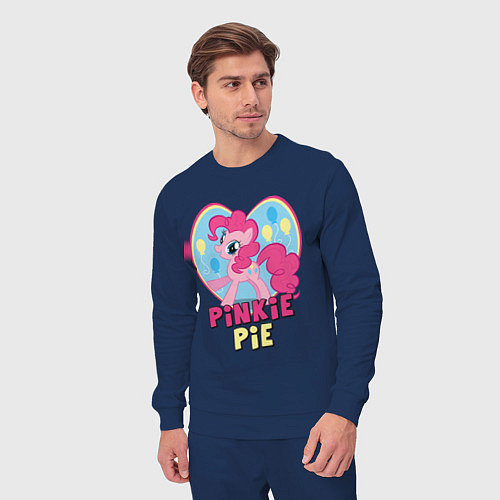 Мужской костюм Pinkie Pie: in my heart / Тёмно-синий – фото 3