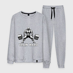 Мужской костюм Train hard тренируйся усердно