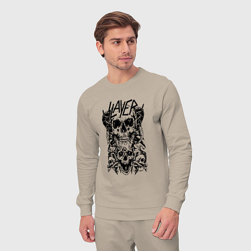 Мужской костюм Slayer Skulls / Миндальный – фото 3