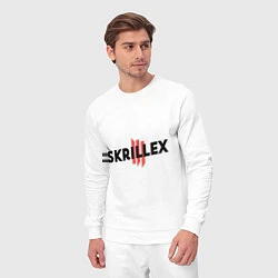 Костюм хлопковый мужской Skrillex III, цвет: белый — фото 2
