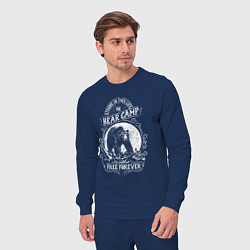 Костюм хлопковый мужской Bear Camp Free Forever, цвет: тёмно-синий — фото 2