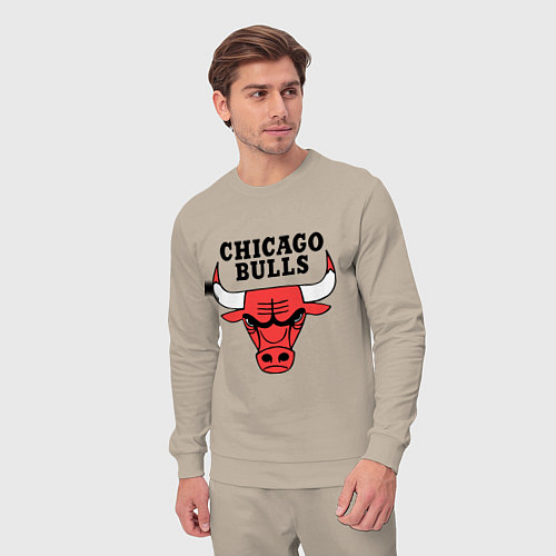 Мужской костюм Chicago Bulls / Миндальный – фото 3