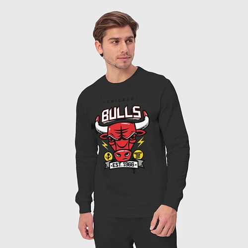 Мужской костюм Chicago Bulls est. 1966 / Черный – фото 3