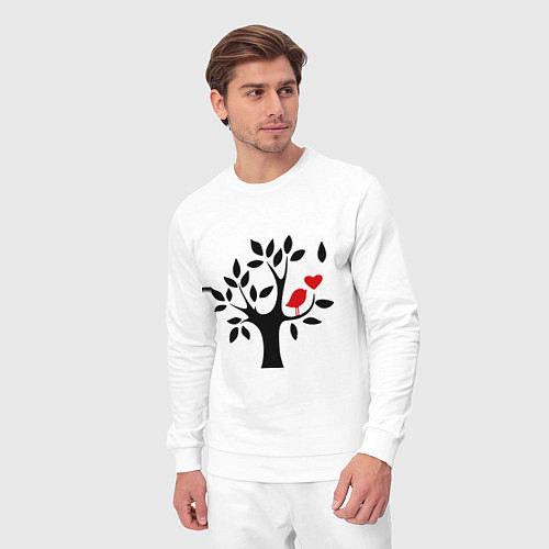 Мужской костюм Дерево любви / Белый – фото 3
