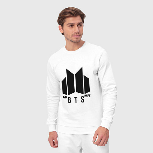 Мужской костюм BTS ARMY / Белый – фото 3