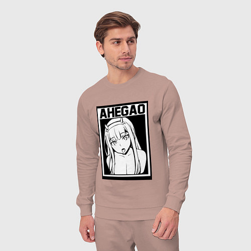 Мужской костюм AHEGAO / Пыльно-розовый – фото 3