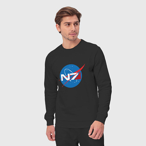Мужской костюм NASA N7 / Черный – фото 3