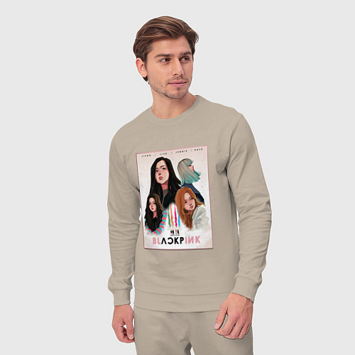 Мужской костюм Black Pink Stories / Миндальный – фото 3