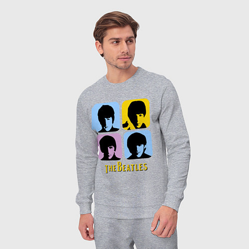Мужской костюм The Beatles: pop-art / Меланж – фото 3