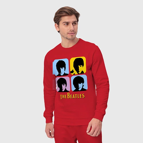 Мужской костюм The Beatles: pop-art / Красный – фото 3