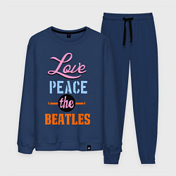 Мужской костюм Love peace the Beatles