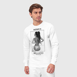 Костюм хлопковый мужской Monica Bellucci: Donna Famosa, цвет: белый — фото 2