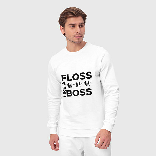 Мужской костюм Floss like a boss / Белый – фото 3