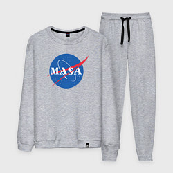 Костюм хлопковый мужской NASA: Masa, цвет: меланж