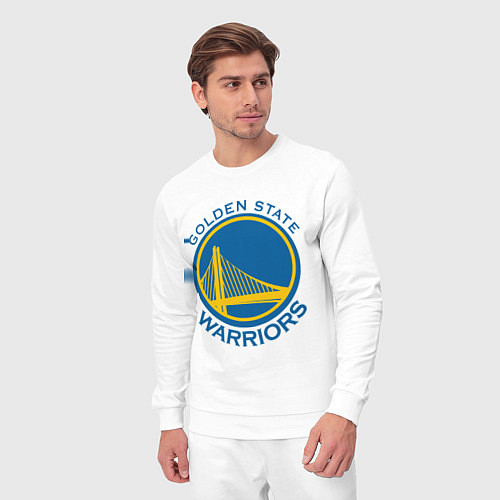 Мужской костюм Golden state Warriors / Белый – фото 3