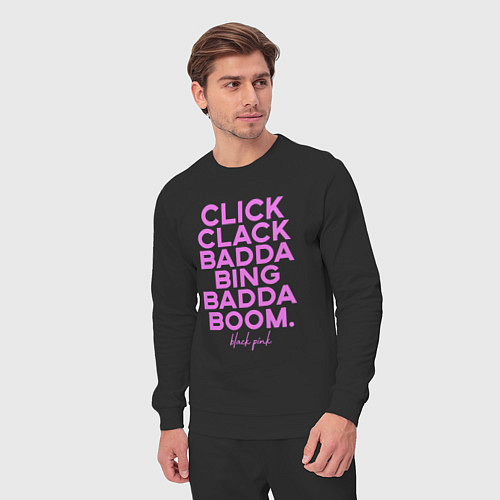 Мужской костюм Click Clack Black Pink / Черный – фото 3