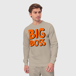 Костюм хлопковый мужской Big Boss, цвет: миндальный — фото 2