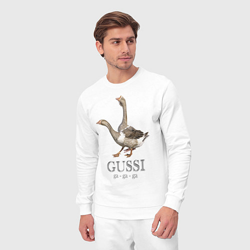 Мужской костюм Гуси / Белый – фото 3