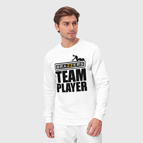 Мужской костюм Brazzers Team Player / Белый – фото 3