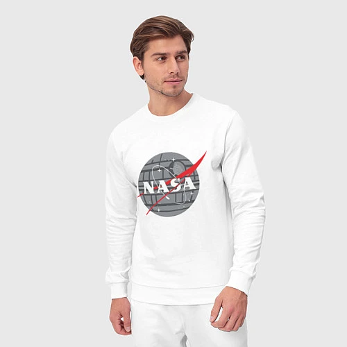 Мужской костюм NASA: Death Star / Белый – фото 3