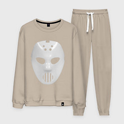 Костюм хлопковый мужской Angerfist Mask, цвет: миндальный
