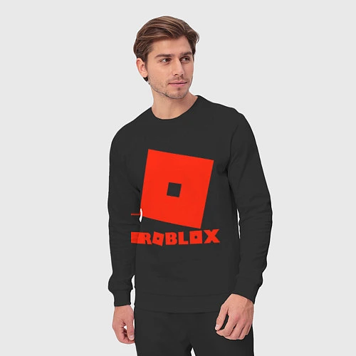 Мужской костюм Roblox Logo / Черный – фото 3