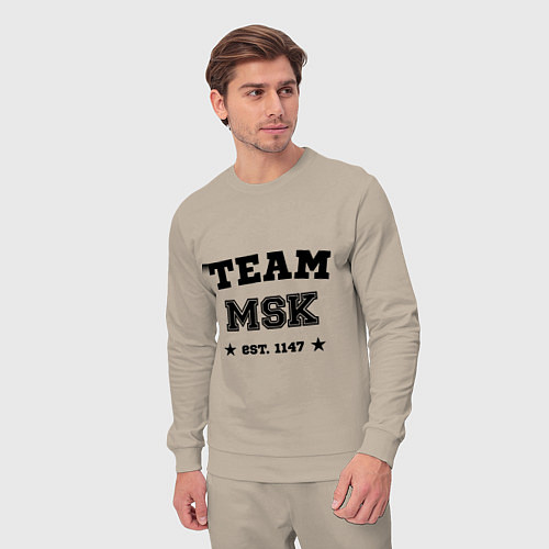 Мужской костюм Team MSK est. 1147 / Миндальный – фото 3