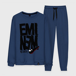 Костюм хлопковый мужской Eminem recovery, цвет: тёмно-синий