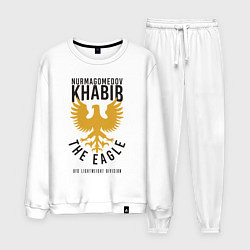 Костюм хлопковый мужской Khabib: The Eagle, цвет: белый