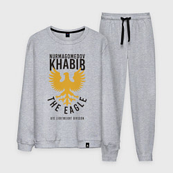 Костюм хлопковый мужской Khabib: The Eagle, цвет: меланж