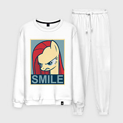 Костюм хлопковый мужской MLP: Smile, цвет: белый