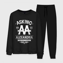 Костюм хлопковый мужской Asking Alexandria: England, цвет: черный