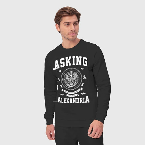 Мужской костюм Asking Alexandria: USA / Черный – фото 3