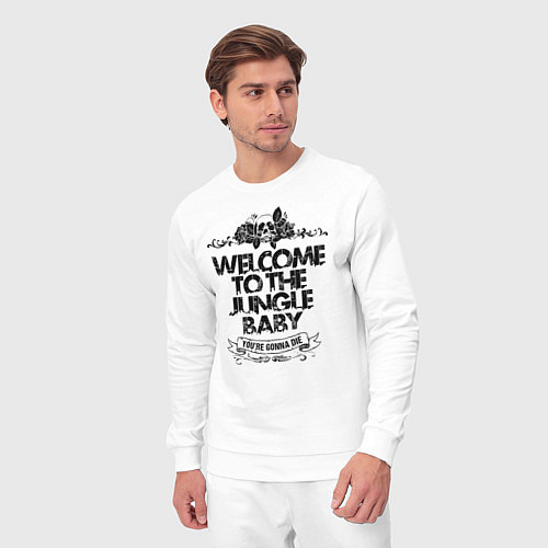 Мужской костюм Welcome to the Jungle / Белый – фото 3
