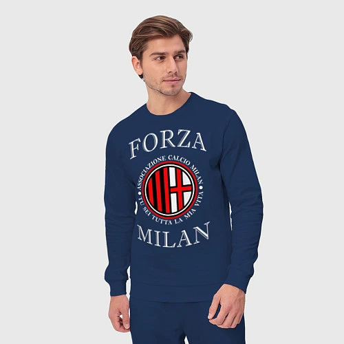 Мужской костюм Forza Milan / Тёмно-синий – фото 3