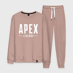 Костюм хлопковый мужской Apex Legends, цвет: пыльно-розовый