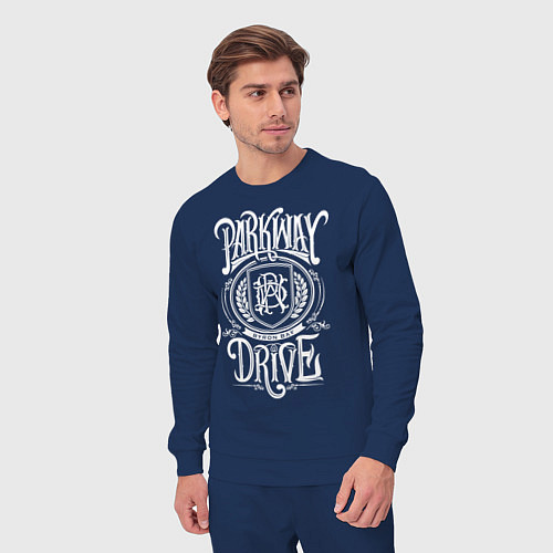 Мужской костюм Parkway Drive / Тёмно-синий – фото 3