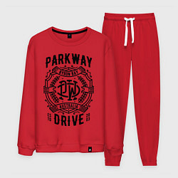 Костюм хлопковый мужской Parkway Drive: Australia, цвет: красный