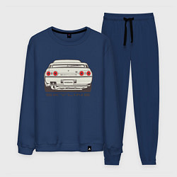 Костюм хлопковый мужской Nissan Skyline R32, цвет: тёмно-синий